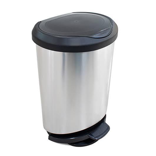 LIXEIRA C/ PEDAL 45 LT INOX