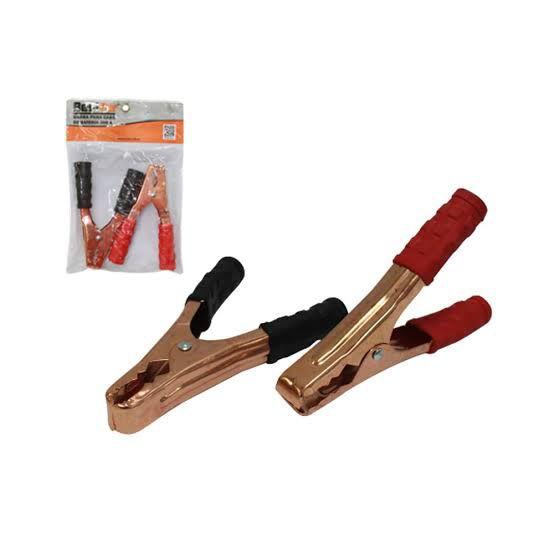 GARRA JACARE P/CABO DE BATERIA 500A 2PCS