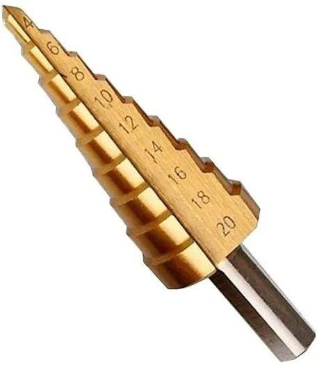 BROCA CONICA ESCALONADA  ACO RAPIDO 4 A 20MM