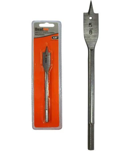 BROCA CHATA P/MADEIRA 5/8POL 15,9MMX150MM