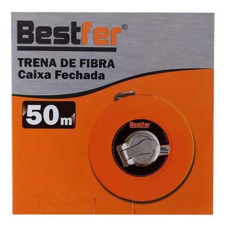 TRENA LONGA DE FIBRA DE VIDRO CAIXA FECHADA 50M
