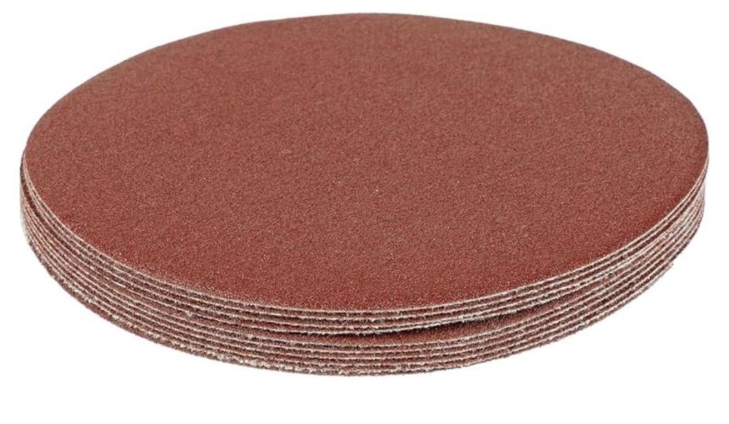 DISCO DE LIXA BASE VELCRO 180MM GRAO 60 - 10PCS