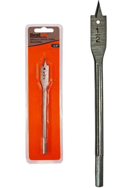 BROCA CHATA P/MADEIRA 1/2POL 12,7MMX150MM