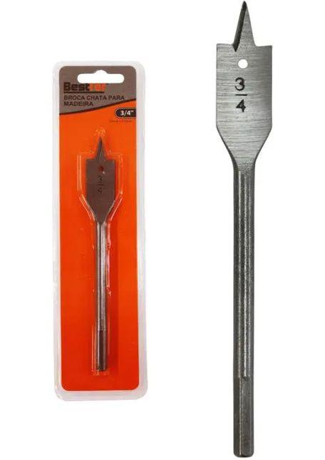 BROCA CHATA P/MADEIRA 3/4POL 19MMX150MM