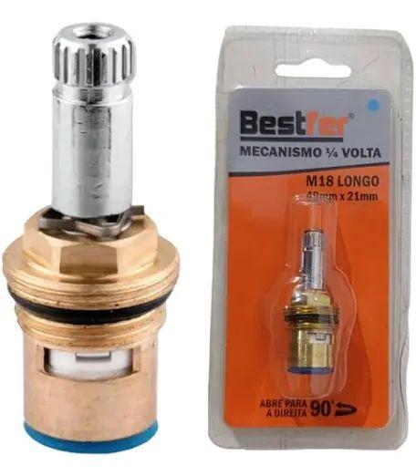 MECANISMO 1/4 DE VOLTA ESQUERDA ESTRIA PAD DOCOL