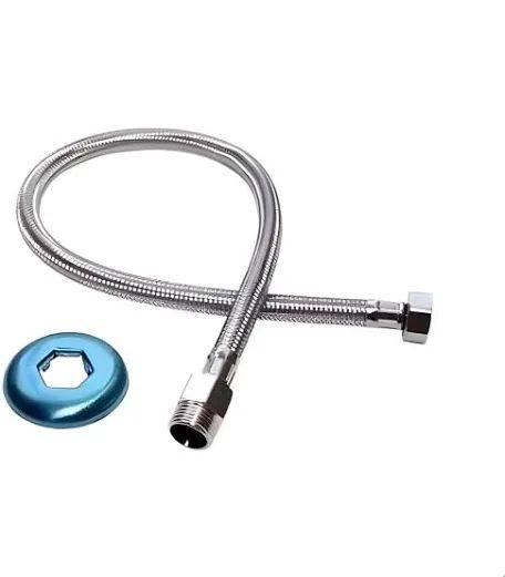 ENGATE FLEXIVEL DE ACO INOX 40CM