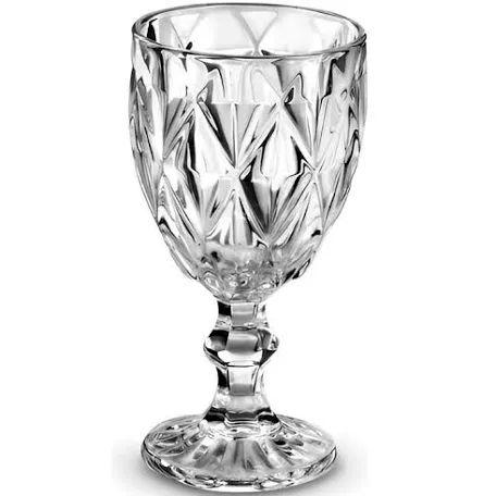 TAÇA DIAMANTE CLEAR  260 ML 06 PCS