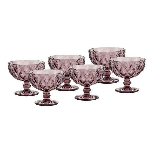 TAÇA COQUETEL DIAMOND AMETISTA 310ML 6 PÇS