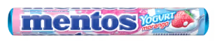 MENTOS STICK YOGURTE COM MORANGO C/16