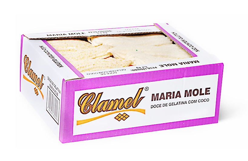DOCE CLAMEL CX MARIA MOLE BRANCA 1,1KG C/50