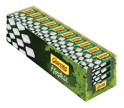 PASTILHA GAROTO HORTELA C/40