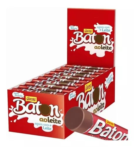 BATON GAROTO AO LEITE C/30