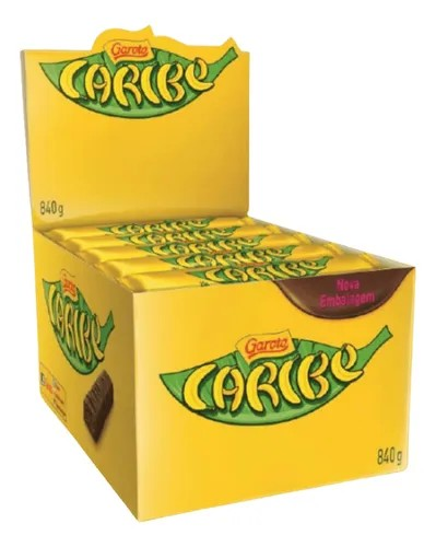 CHOCOLATE GAROTO CARIBE 28G C/ 30