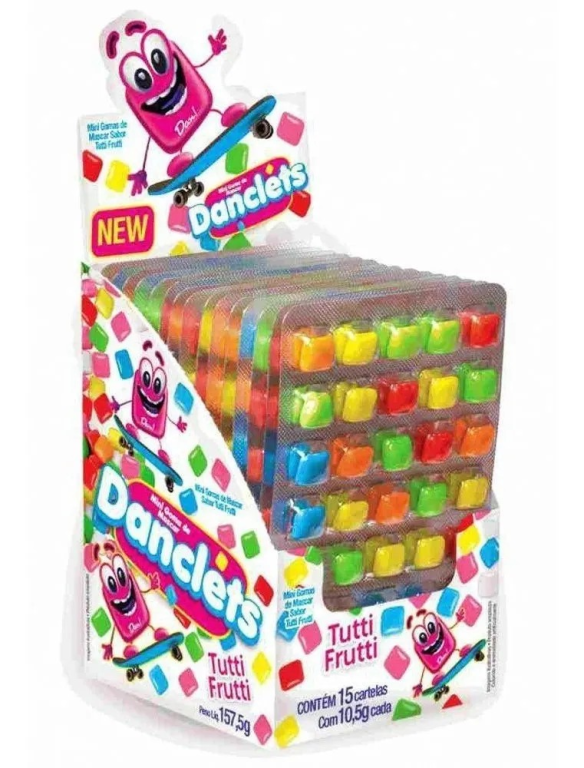 DANCLETS TUTTI FRUTTI 10,5G C/15