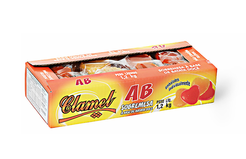 DOCE CLAMEL CX ABOBORA CORAÇÃO EMBALADO C/50