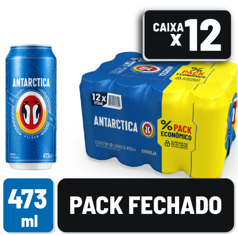 CERVEJA ANTARCTICA LATA 473ML C/12
