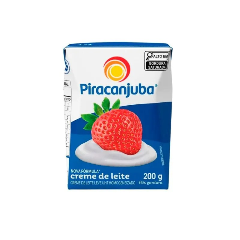 CREME DE LEITE PIRACANJUBA 200g