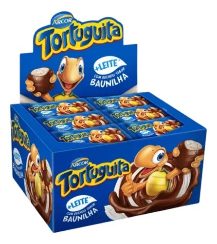 CHOCOLATE ARCOR TORTUGUITA AO LEITE C/24