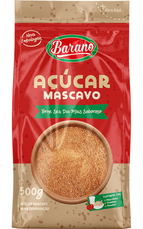 ACUCAR MASCAVO BARANO PCT 500G