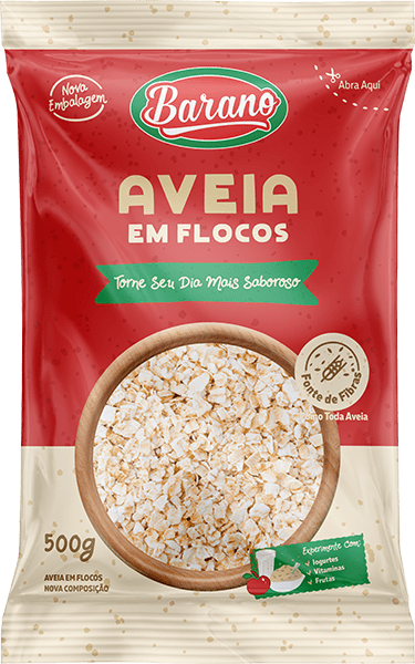 AVEIA FLOCOS GROSSOS BARANO PCT 500G