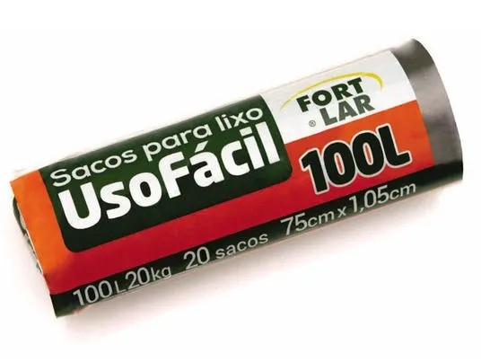 SACO P/LIXO REFORÇADO FORT LAR 100L C/10