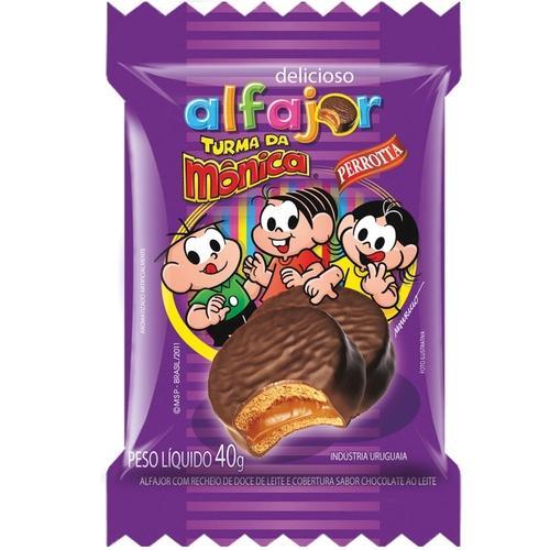 ALFAJOR DOCE DE LEITE TURMA DA MONICA 40G C/18