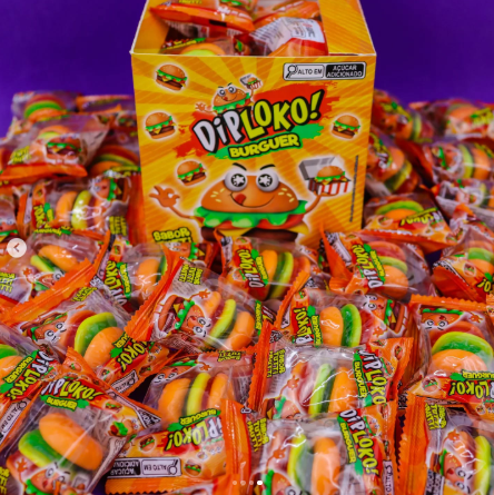 DIP LOKO BURGER GUMMY DP 24X15G