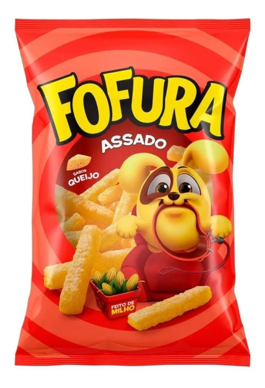 SALGADINHO FOFURA QUEIJO 60G C/10
