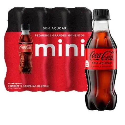 COCA-COLA ZERO PET 200ML C/12