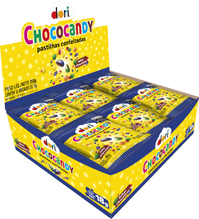 CONFEITO DORI CHOCOCANDY 18G C/24