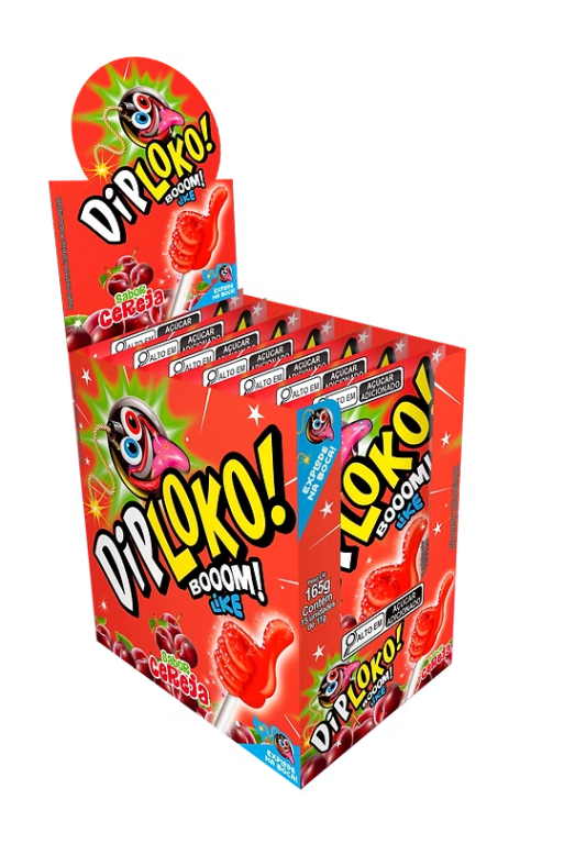 DIP LOKO BOOOM CEREJA DP 15X11G