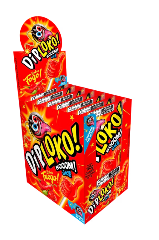 DIP LOKO BOOOM FOGO DP 15X11G