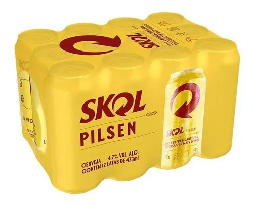 CERVEJA SKOL LATAO 473ML C/12