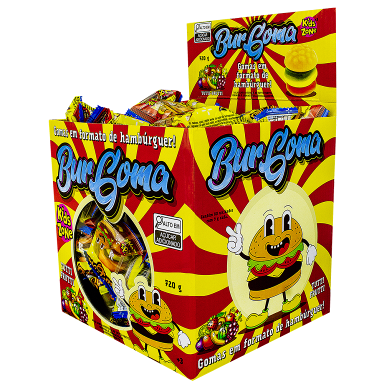 KIDS BURGOMA GOMA DE MASCAR DP C/80