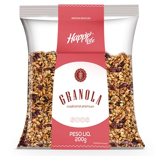 GRANOLA TRADICIONAL PREMIUM HAPPY LIFE JUNCO 200G