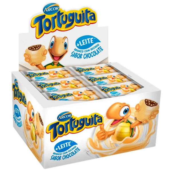 CHOCOLATE ARCOR TORTUGUITA BRANCO C/24