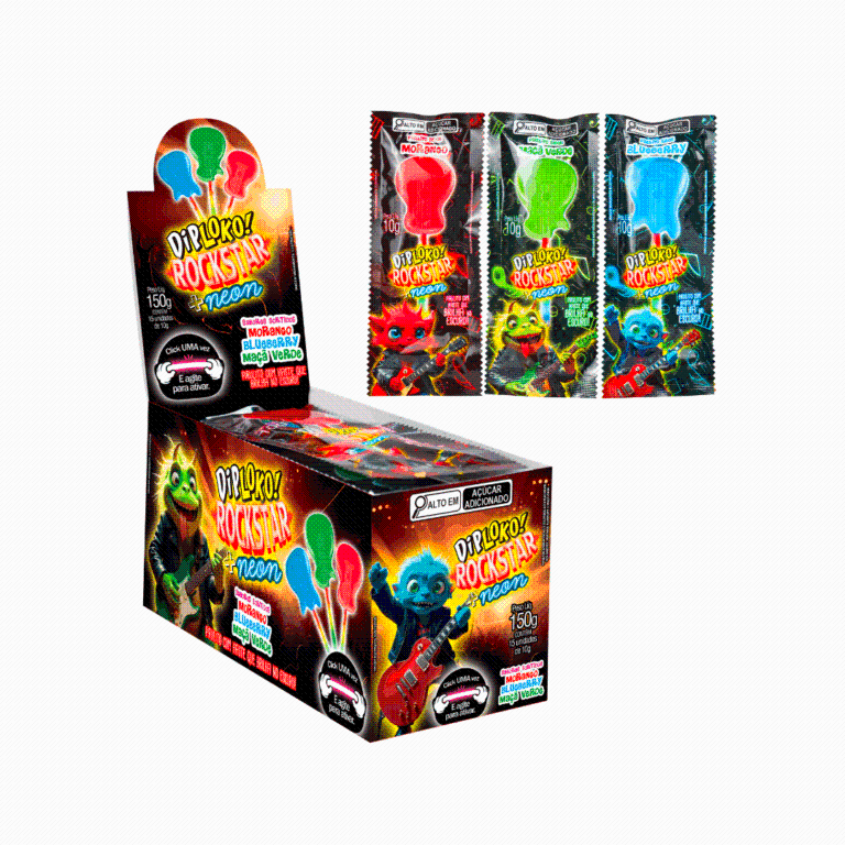 DIP LOKO NEON ROCKSTAR SORTIDOS 15X10G