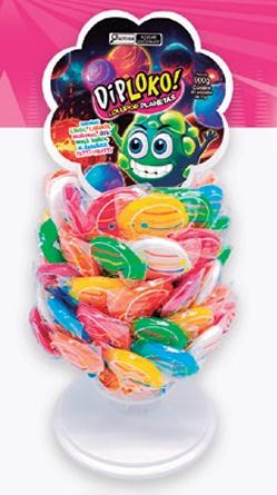 DIP LOKO LOLLIPOP PLANETAS SORTIDOS 60X15G