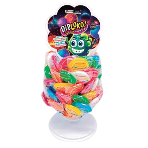 DIP LOKO LOLLIPOP PLANETAS SORTIDOS 60X15G