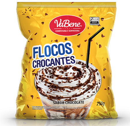 VABENE FLOCOS CROCANTES CHOCOLATE 750G