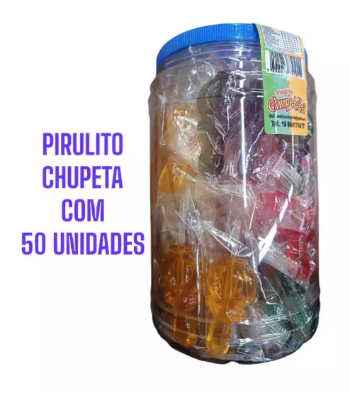 PIRULITO CHUPETINHA SORTIDO C/ 50