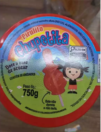 PIRULITO CHUPETINHA SORTIDO C/ 50