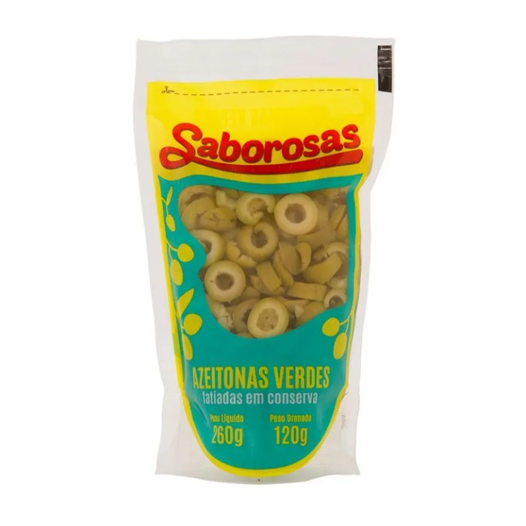 AZEITONA FATIADA SABOROSAS DOY PACK 120G