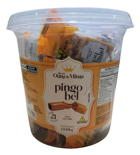 DOCE DE LEITE PINGO BEL OURO DE MINAS POTE C/21