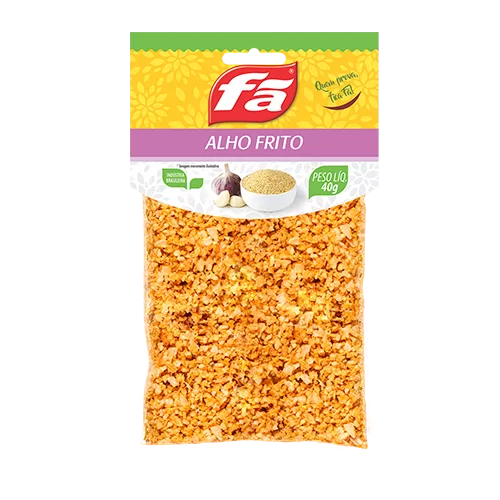 TEMPERO ALHO FRITO FA (LACRE) 15x40G
