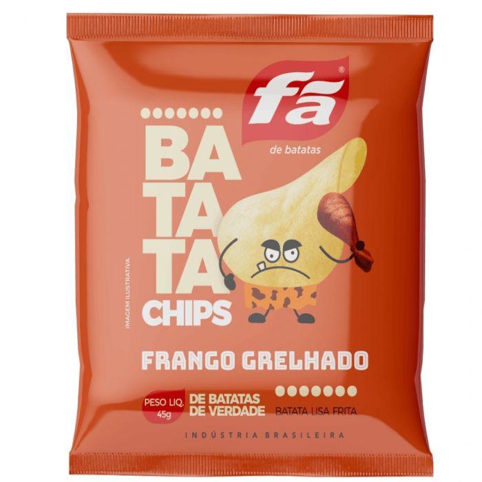 BATATA CHIPS FA FRANGO GRELHADO 45G