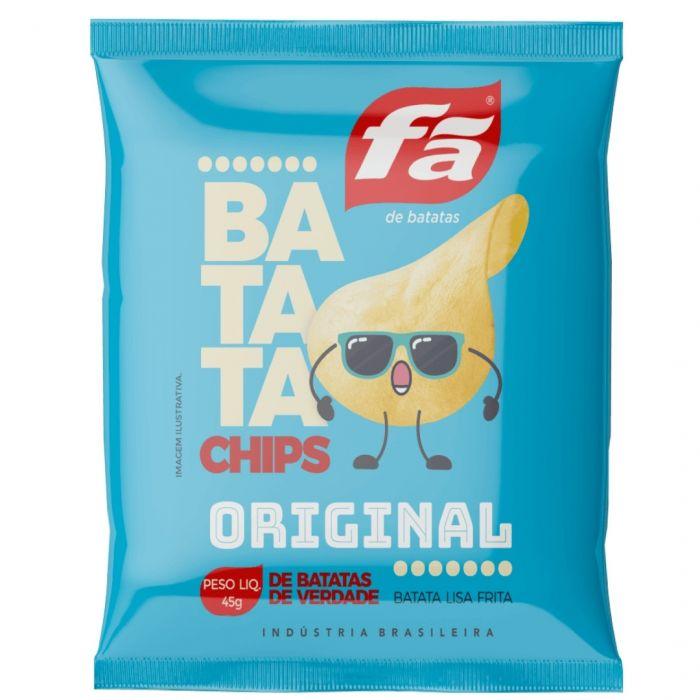 BATATA CHIPS FA ORIGINAL 45G