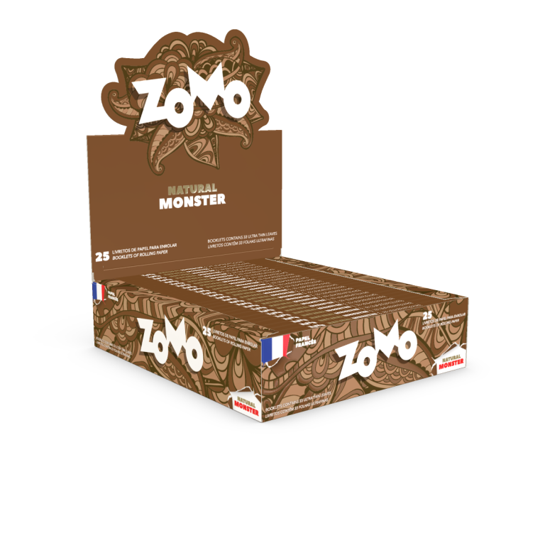 PAPEL DE SEDA ZOMO NATURAL MOSNTER DP C/25