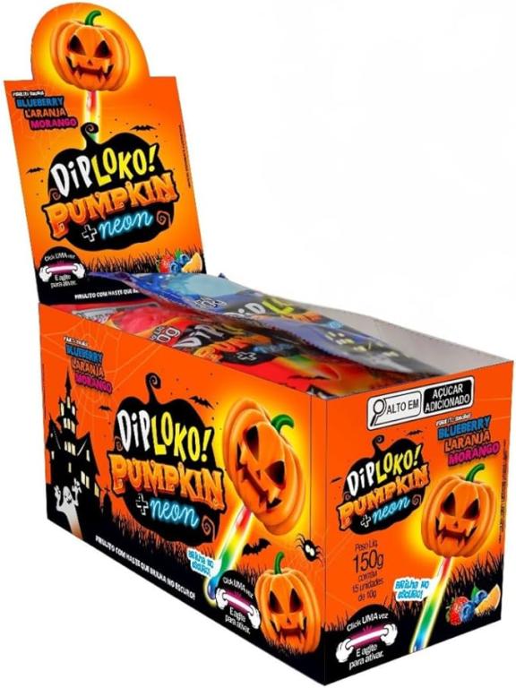 DIP LOKO NEON CABEÇA DE ABOBORA 15X10G