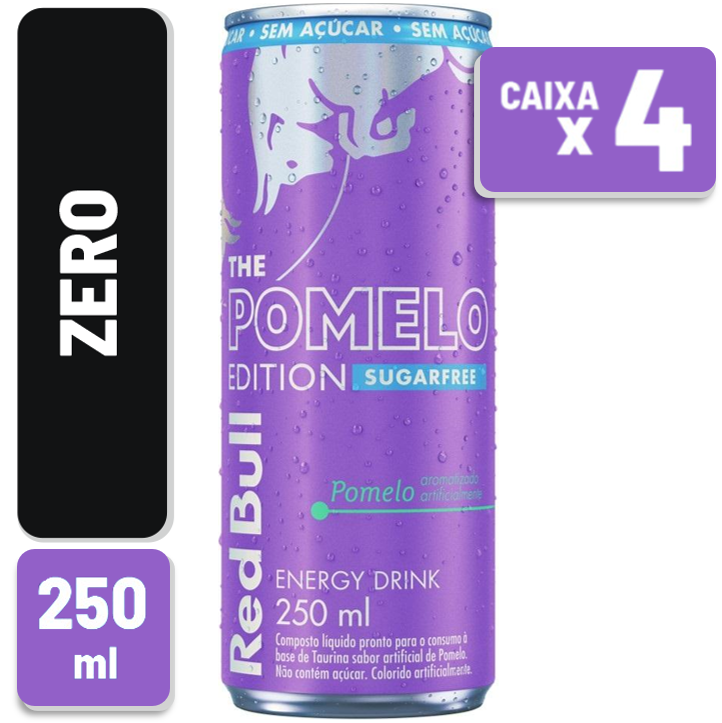 RED BULL SUGAR FREE POMELO LATA 250ML C/4